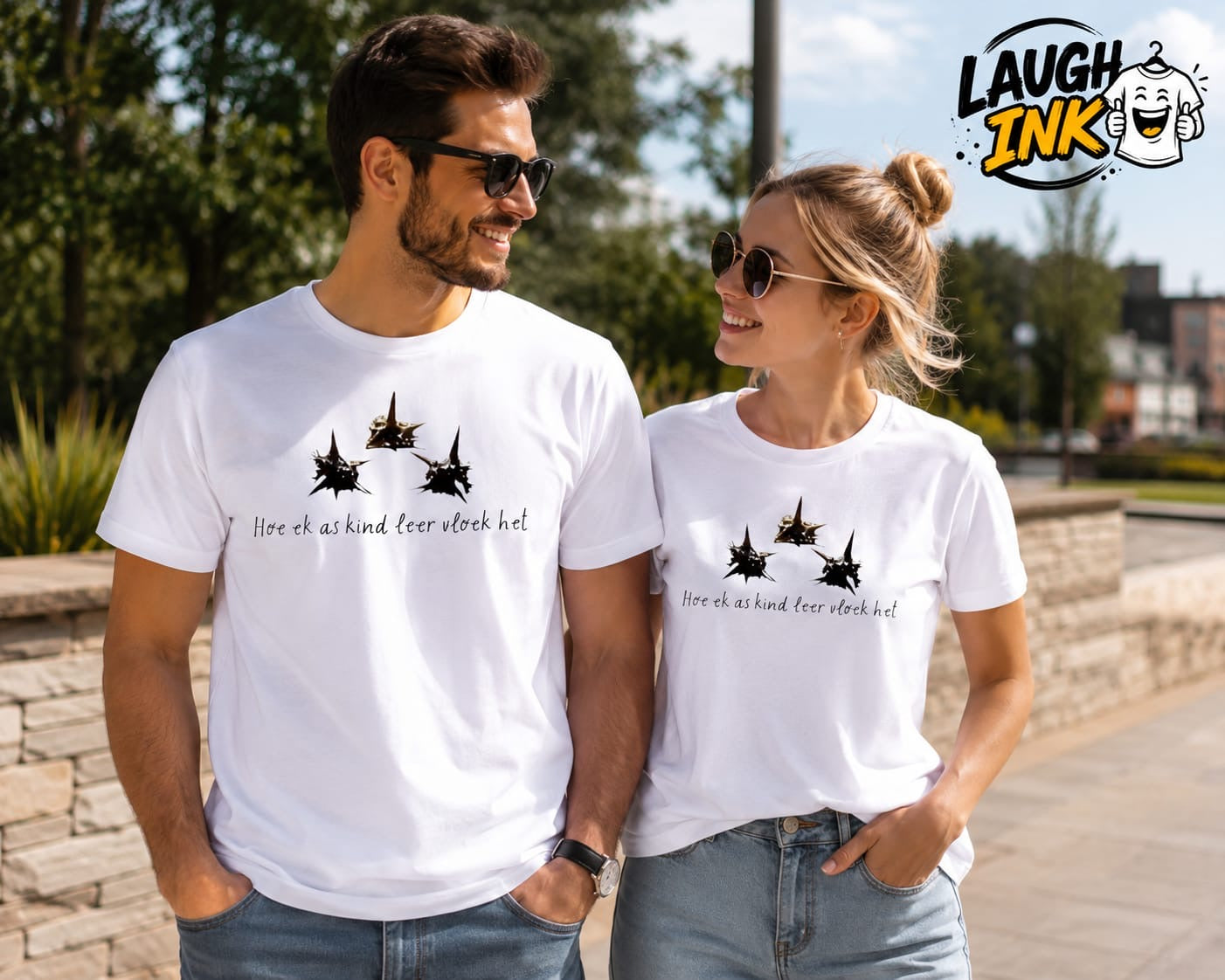Hoe Ek As Kind Leer Vloek Het T-Shirt by Laugh Ink