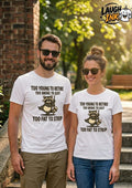 Too Young to Retire, Too Broke to Quit, Too Fat to Strip T-Shirt by Laugh Ink