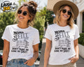 Mom's Shit List T-Shirt by Laugh Ink