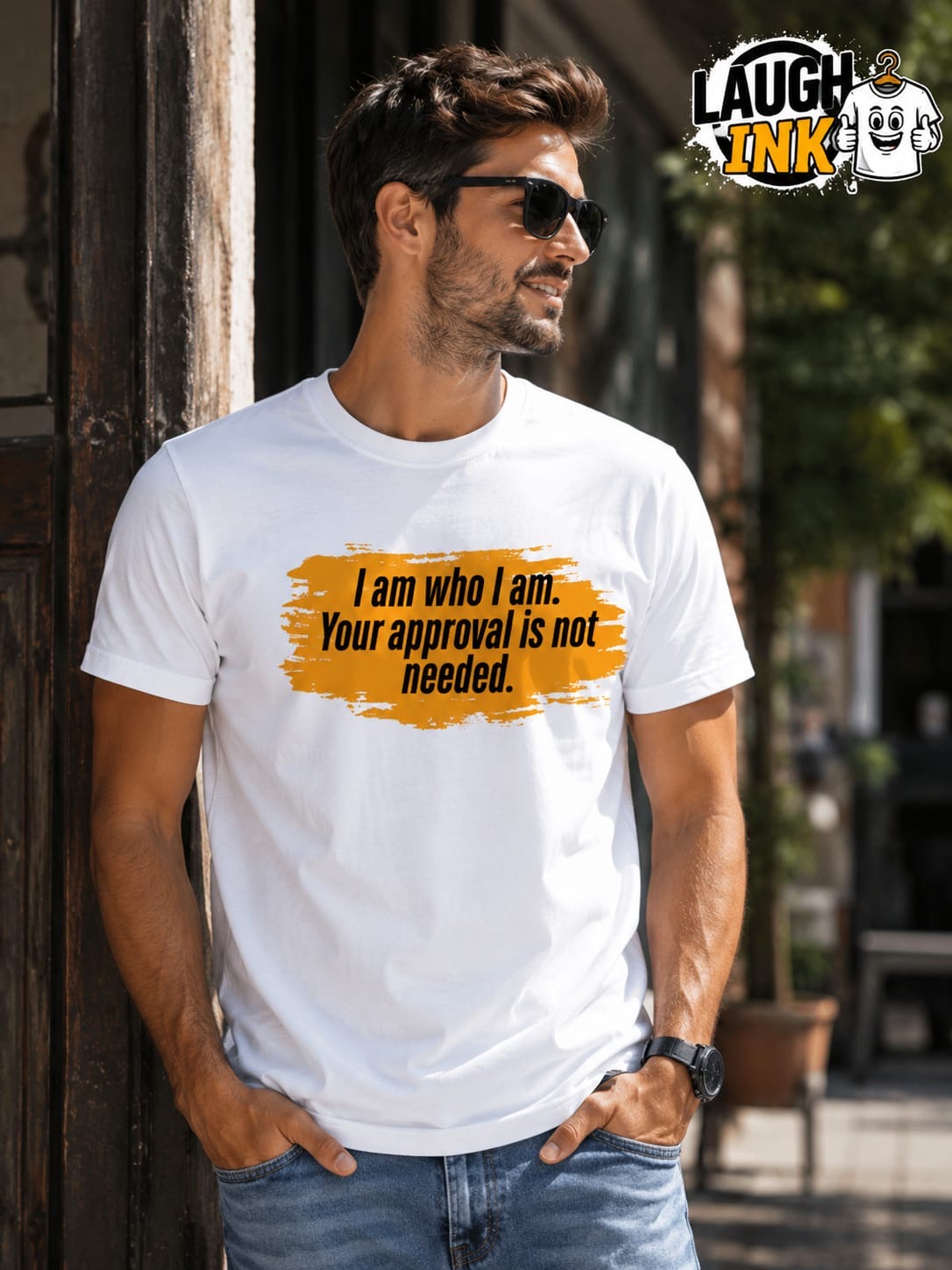 I Am Who I Am Your Approval Is Not Needed T-Shirt by Laugh Ink