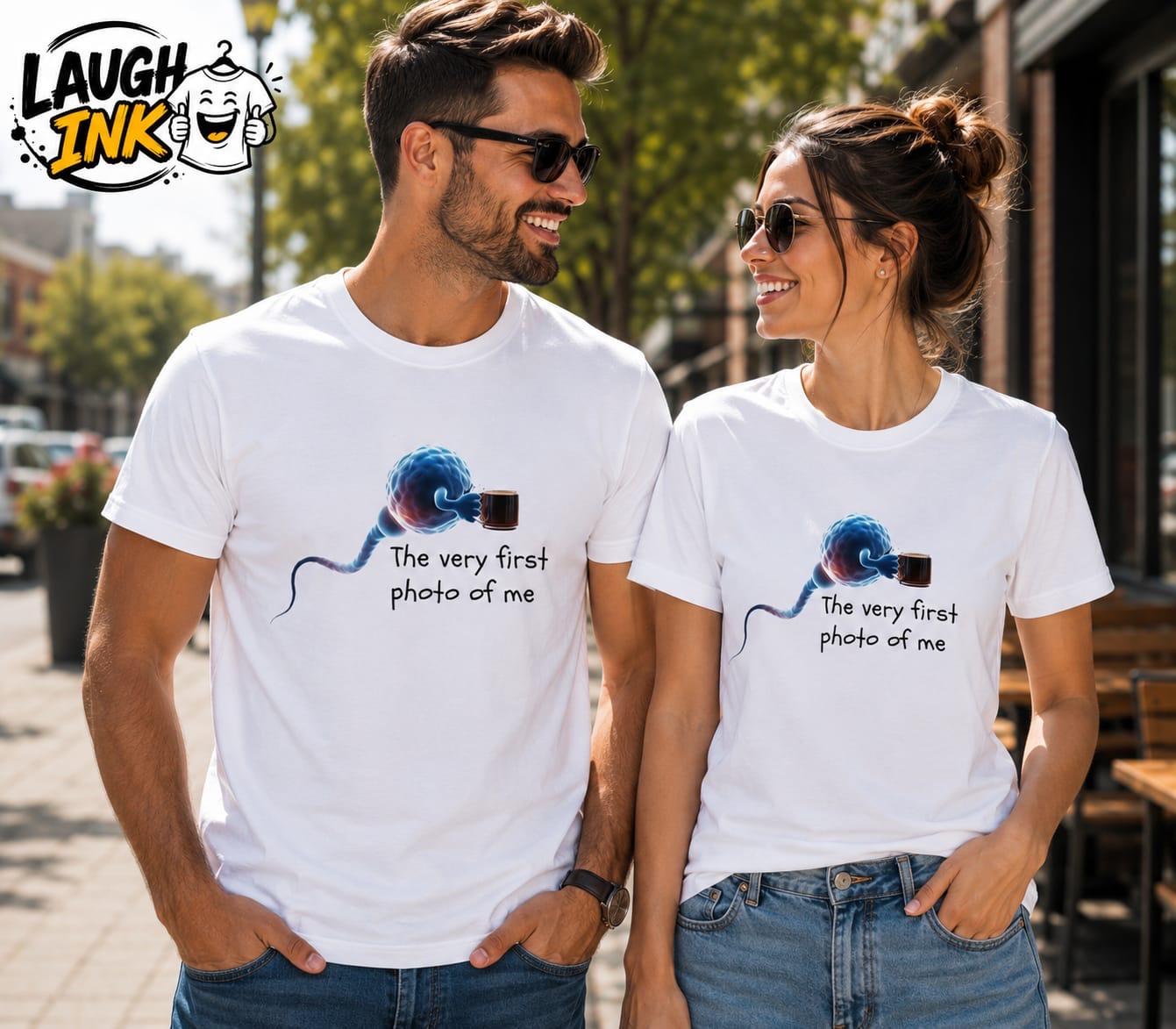 The Very First Photo of Me T-Shirt by Laugh Ink