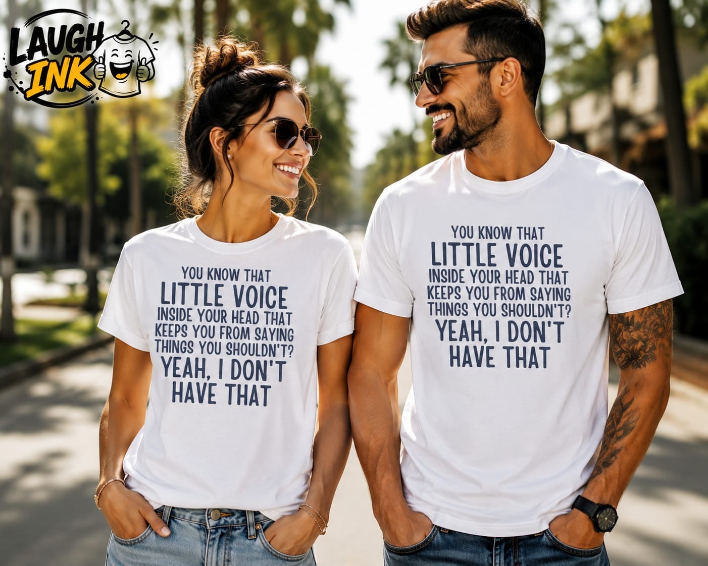You Know That Little Voice Inside Your Head That Keeps You from Saying Things You Shouldn't Yeah I Don't Have That T-Shirt