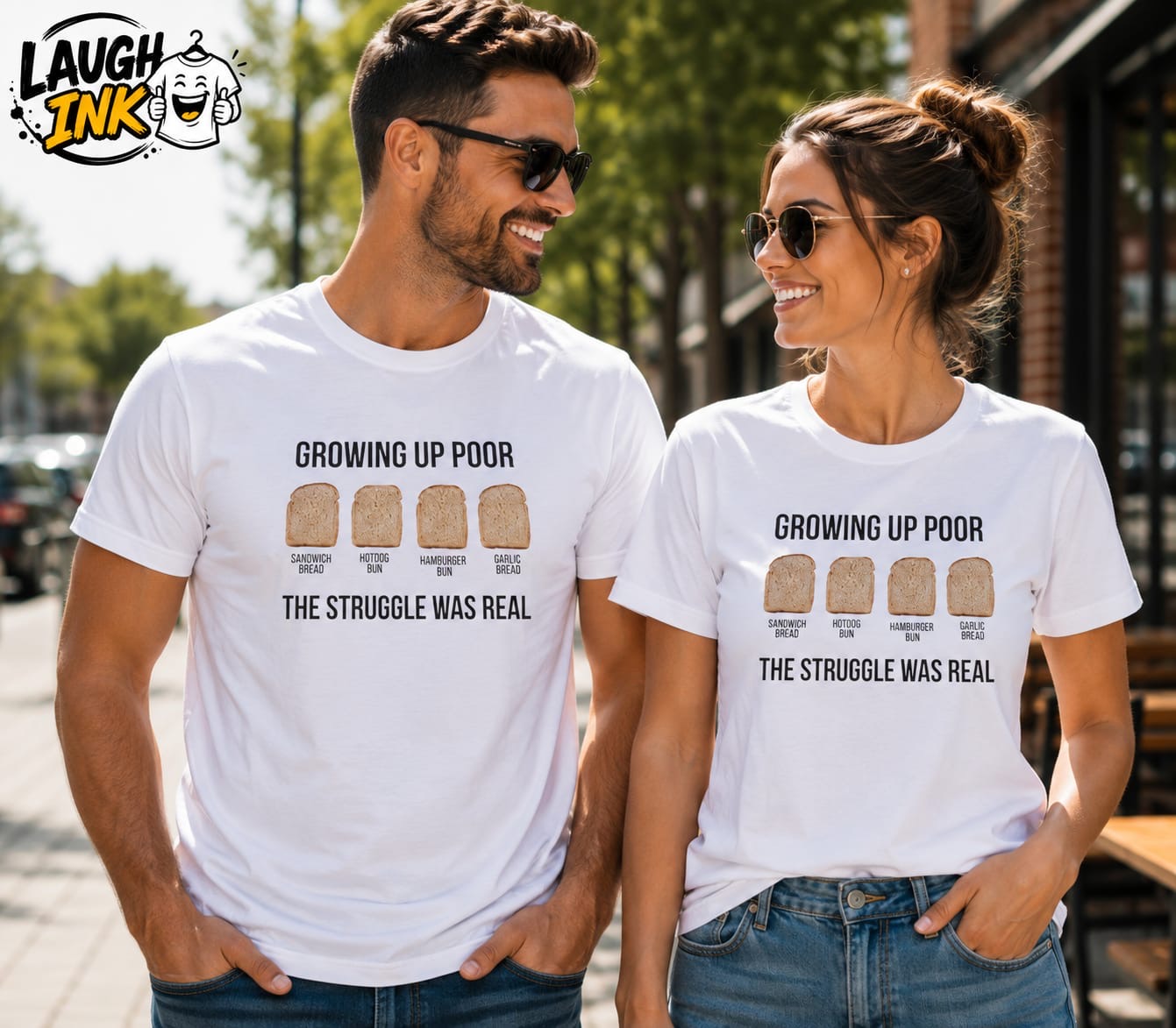 Growing Up Poor the Struggle Was Real T-Shirt
