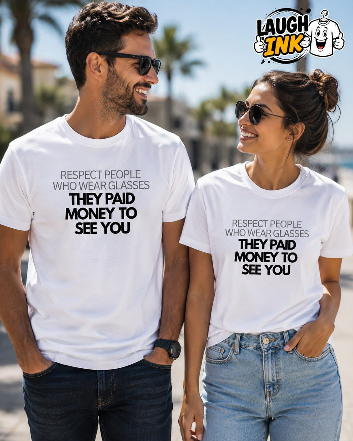 Respect People Who Wear Glasses They Paid Money to See You T-Shirt