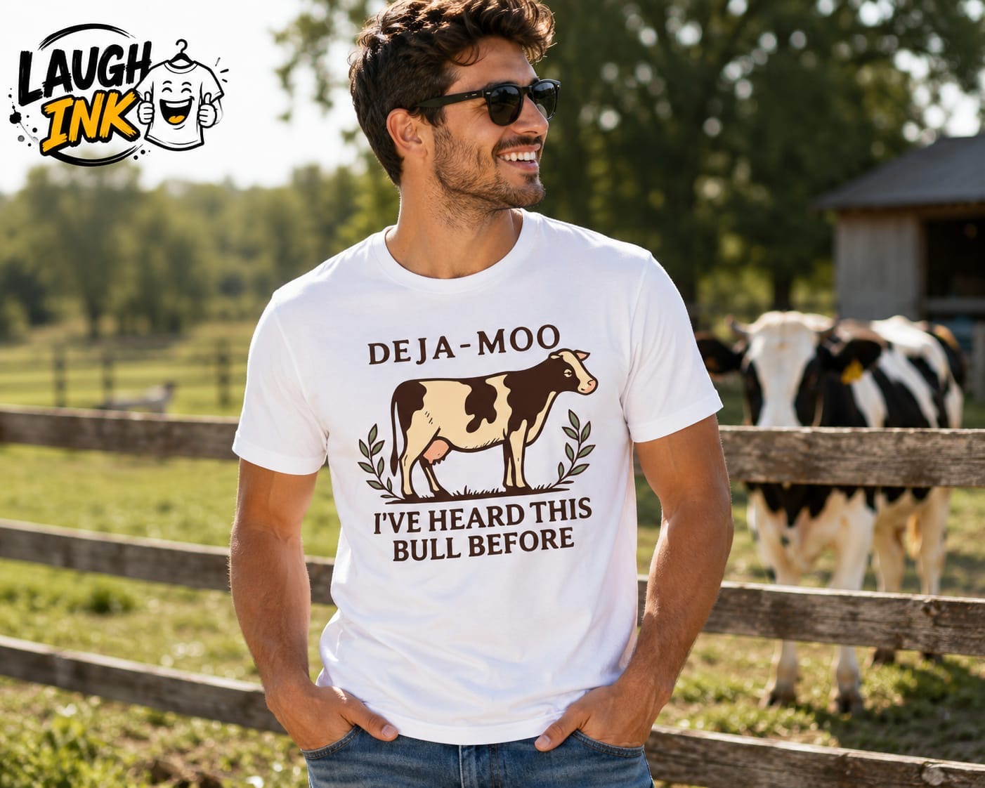 Deja Moo I've Heard This Bull Before T-Shirt