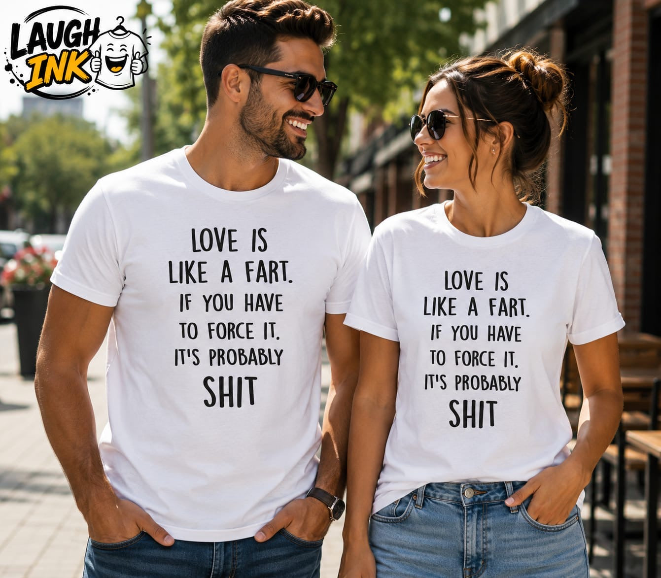 Love Is Like a Fart If You Have to Force It It's Probably Shit T-Shirt