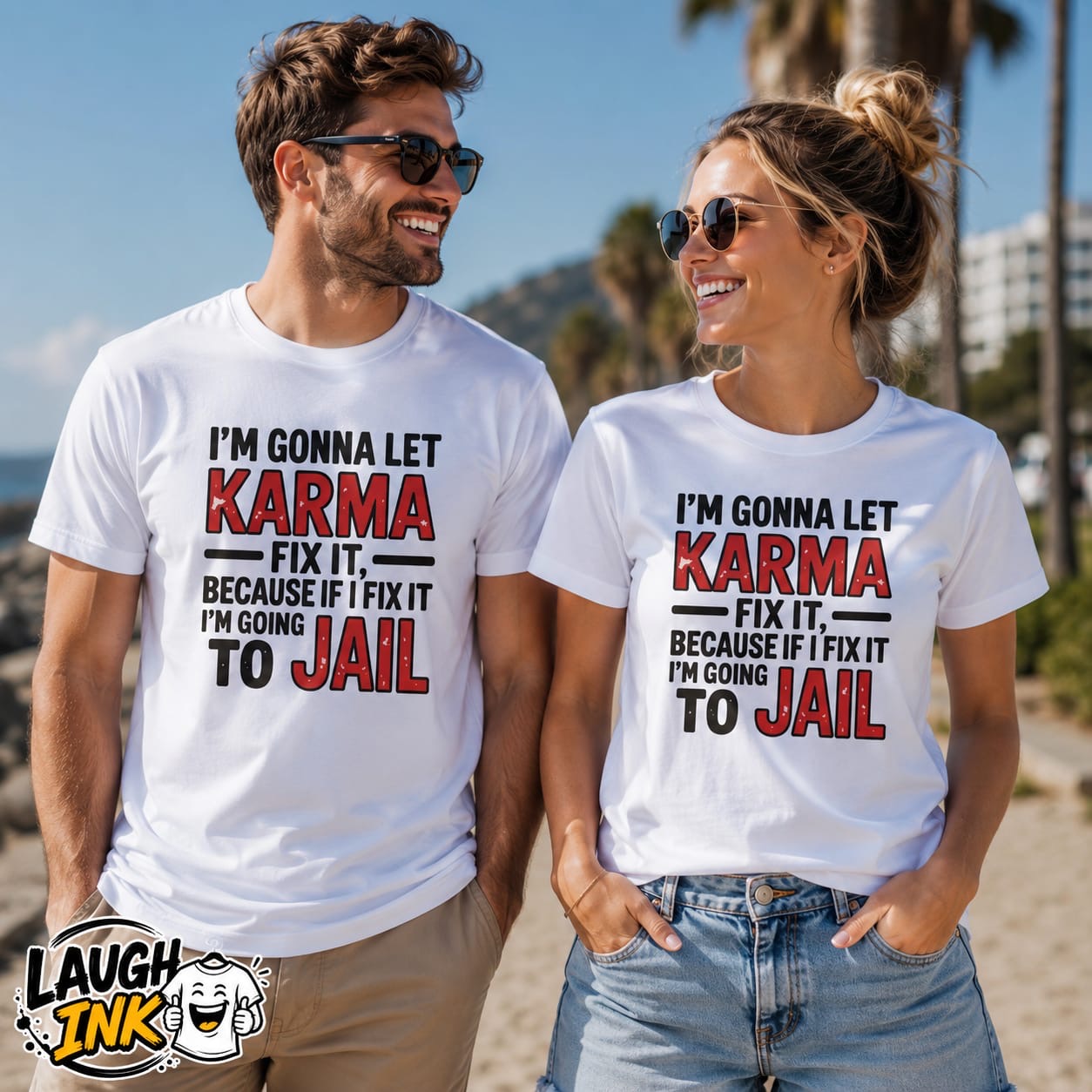 I'm Gonna Let Karma Fix It Because If I Fix It I'm Going to Jail T-Shirt