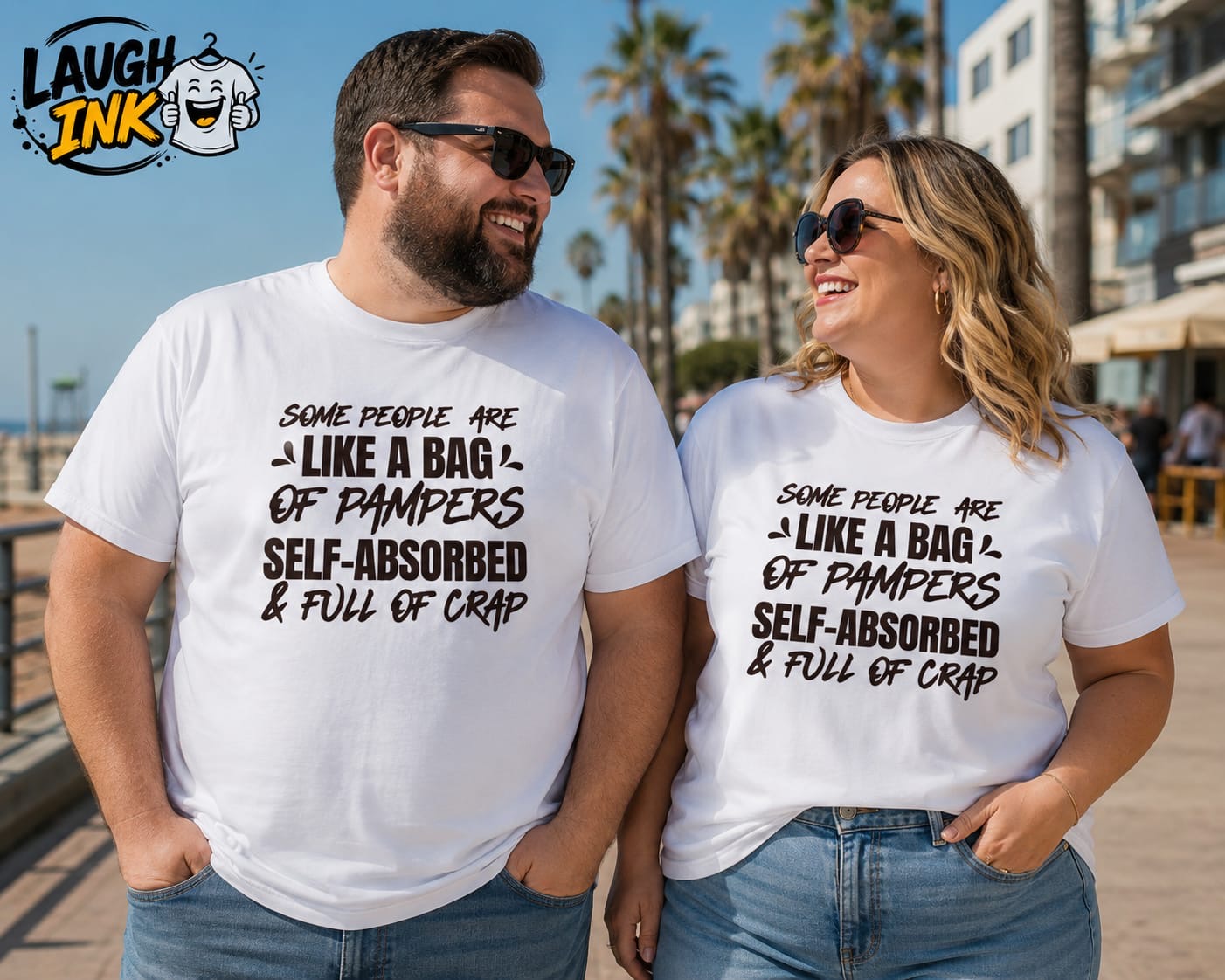 Some People Are Like a Bag of Pampers, Self-Absorbed and Full of Crap T-Shirt