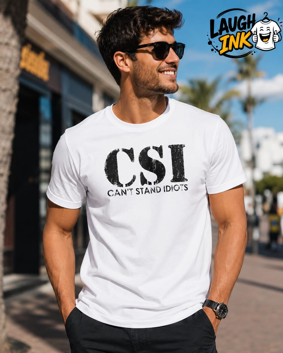 CSI Can't Stand Idiots T-Shirt