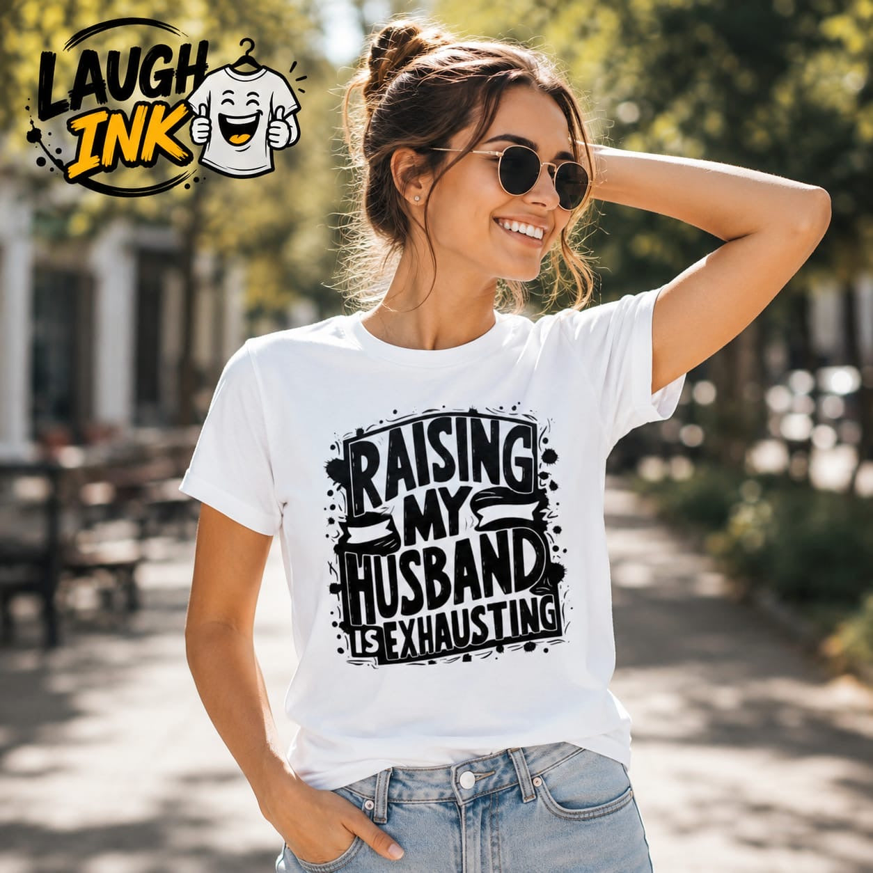 Raising My Husband Is Exhausting T-Shirt