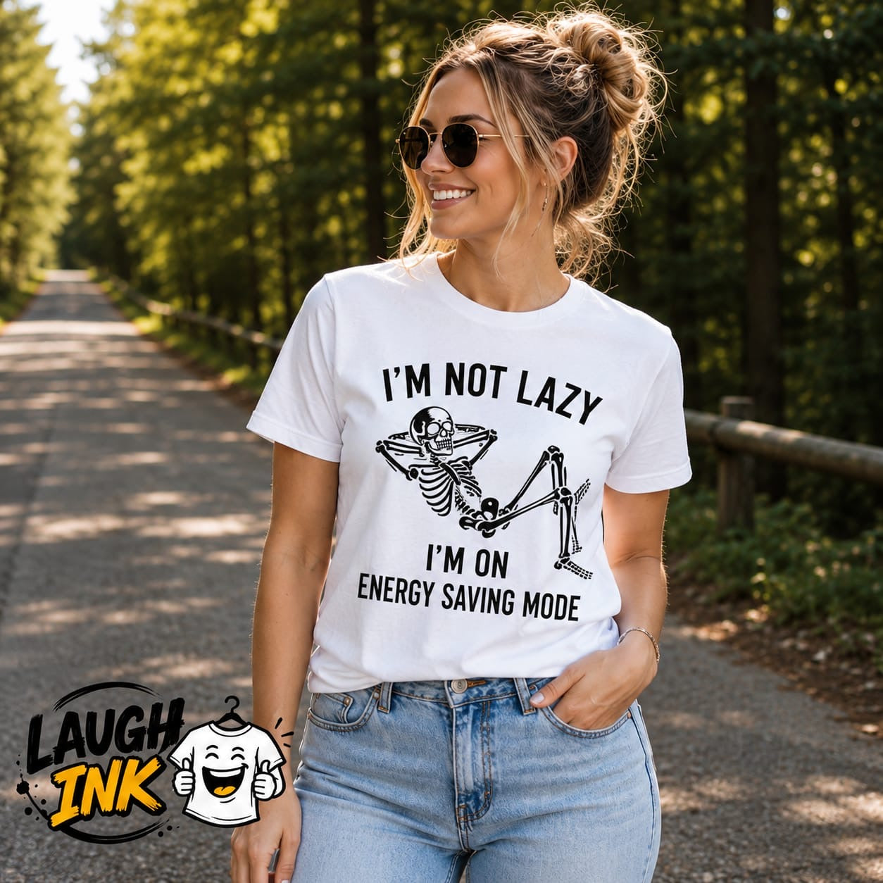 I'm Not Lazy, I'm on Energy Saving Mode T-Shirt