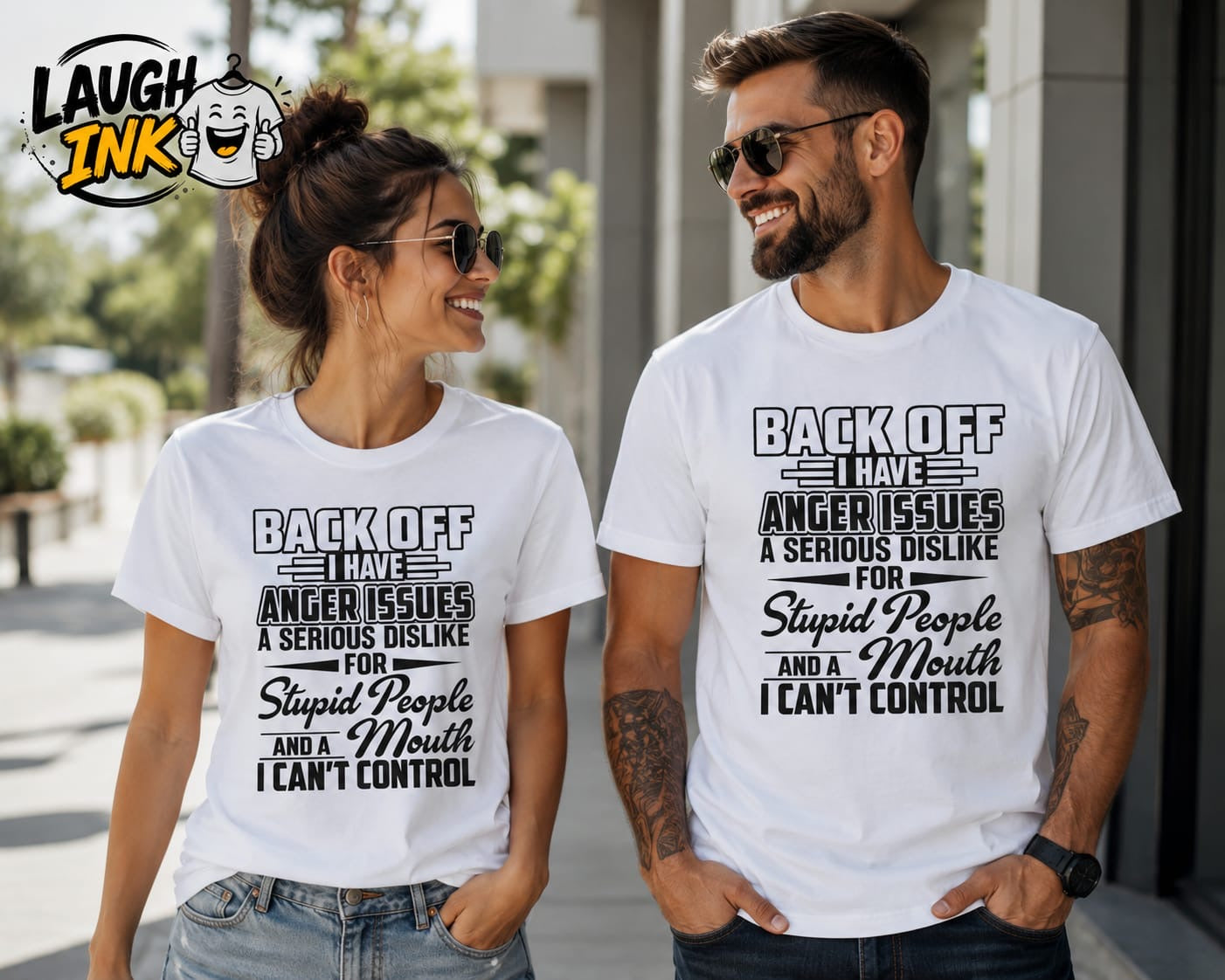 Back Off, I Have Anger Issues, a Serious Dislike for Stupid People and a Mouth I Can't Control T-Shirt