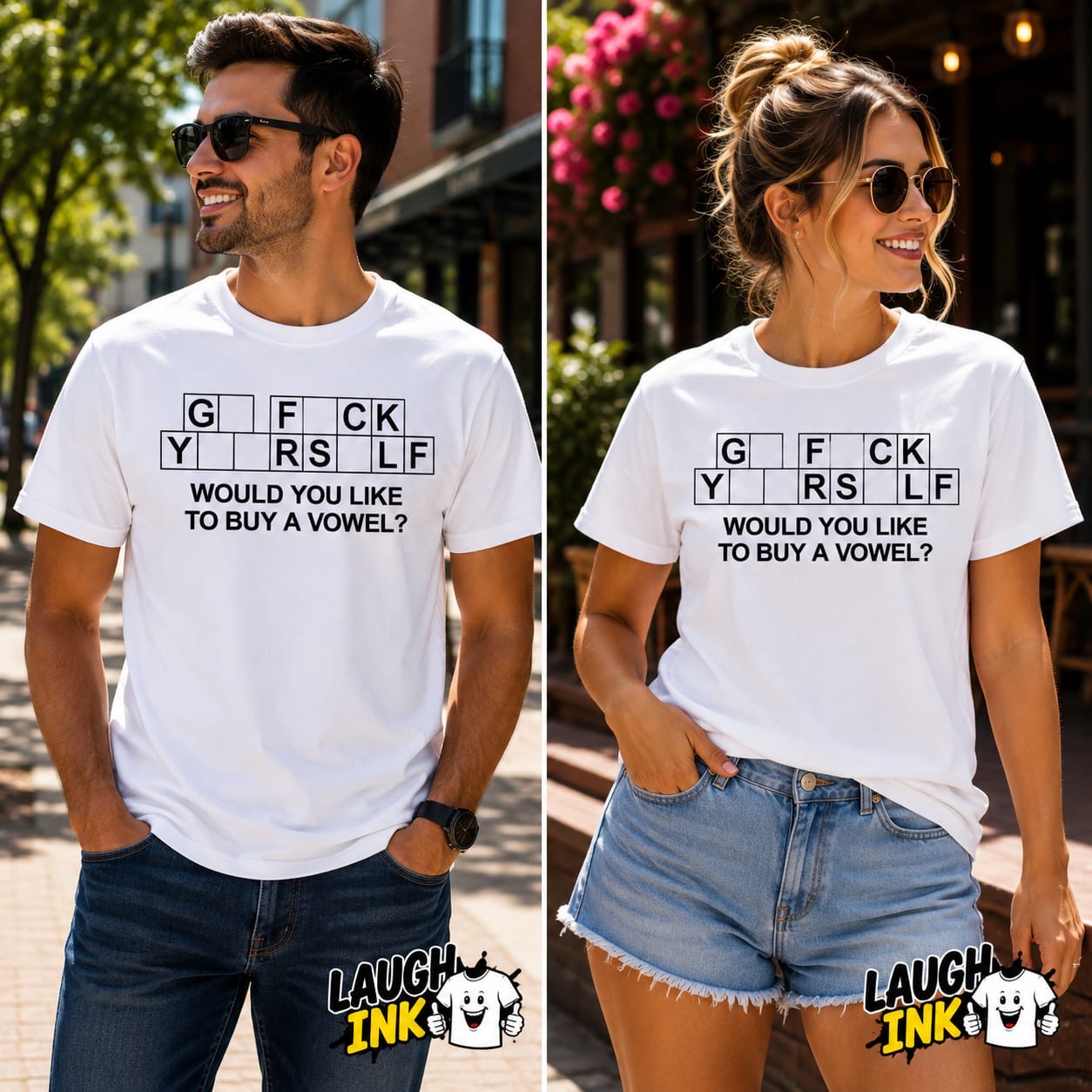 G Fck Yrs Lf – Would You Like to Buy a Vowel? T-Shirt